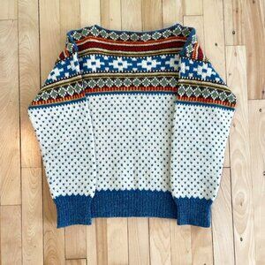 Chunky Vintage Wool Fairisle Sweater